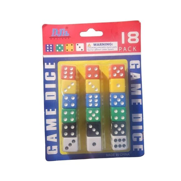 18 Pack Of Replacement Dice - Picture 1 of 1